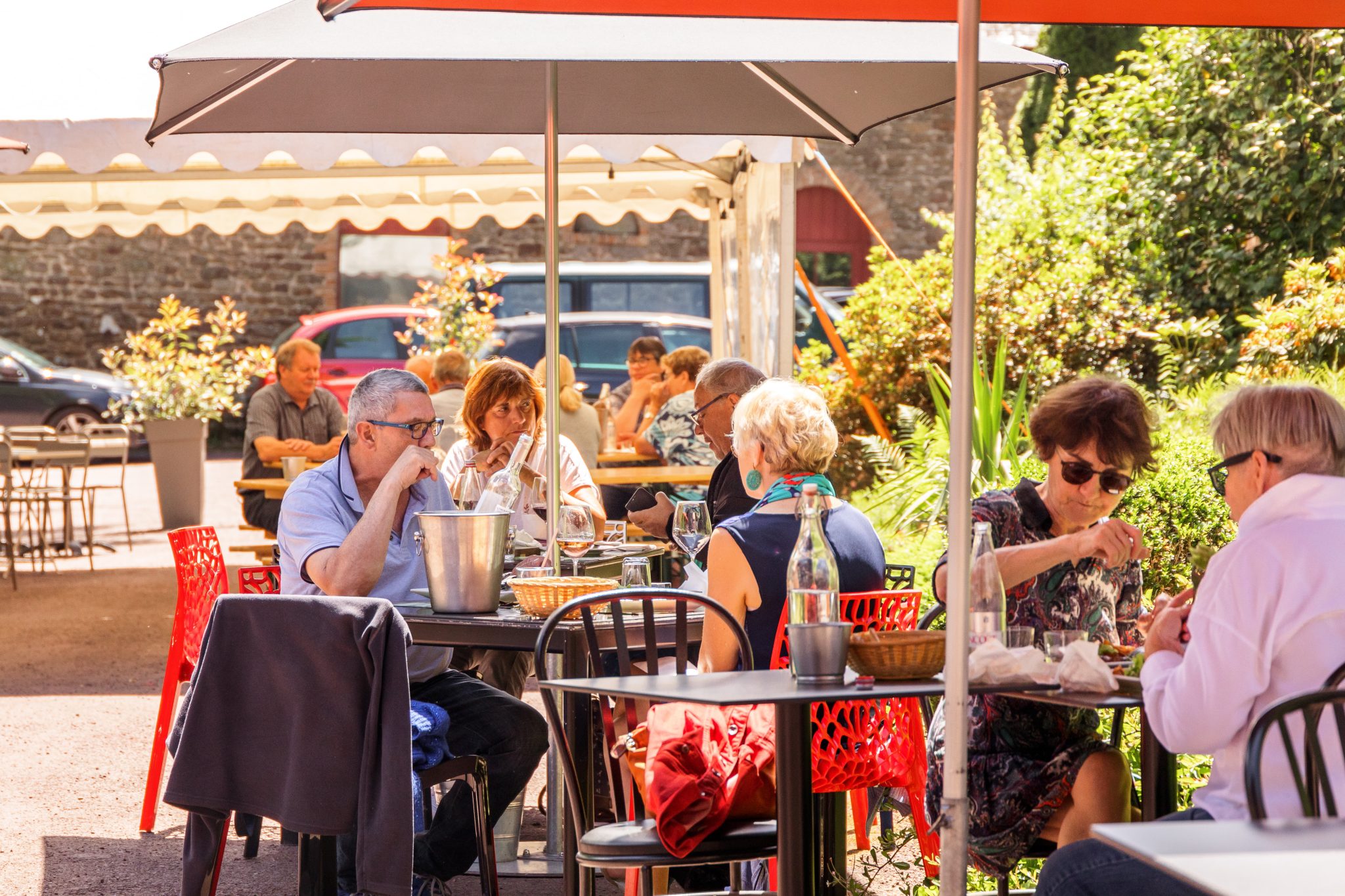 Restaurant l'orée du parc à Becherel - le chapiteau